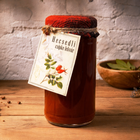 csipkebogyó lekvár hecsedli